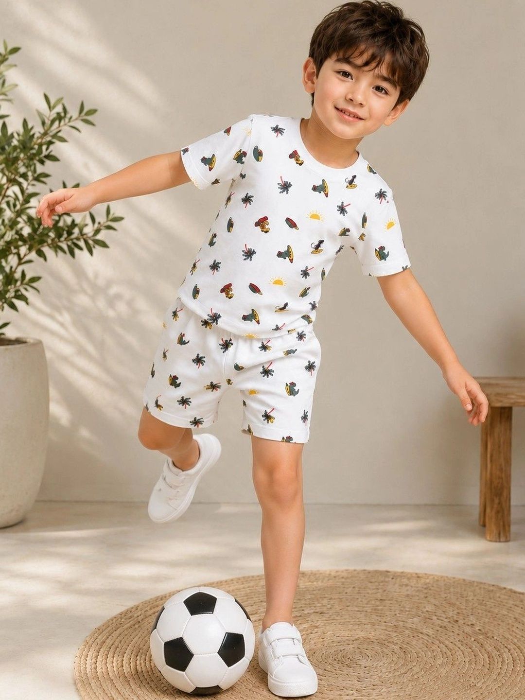 FITIN OUTFIT Boys Printed Night suit-picture-12