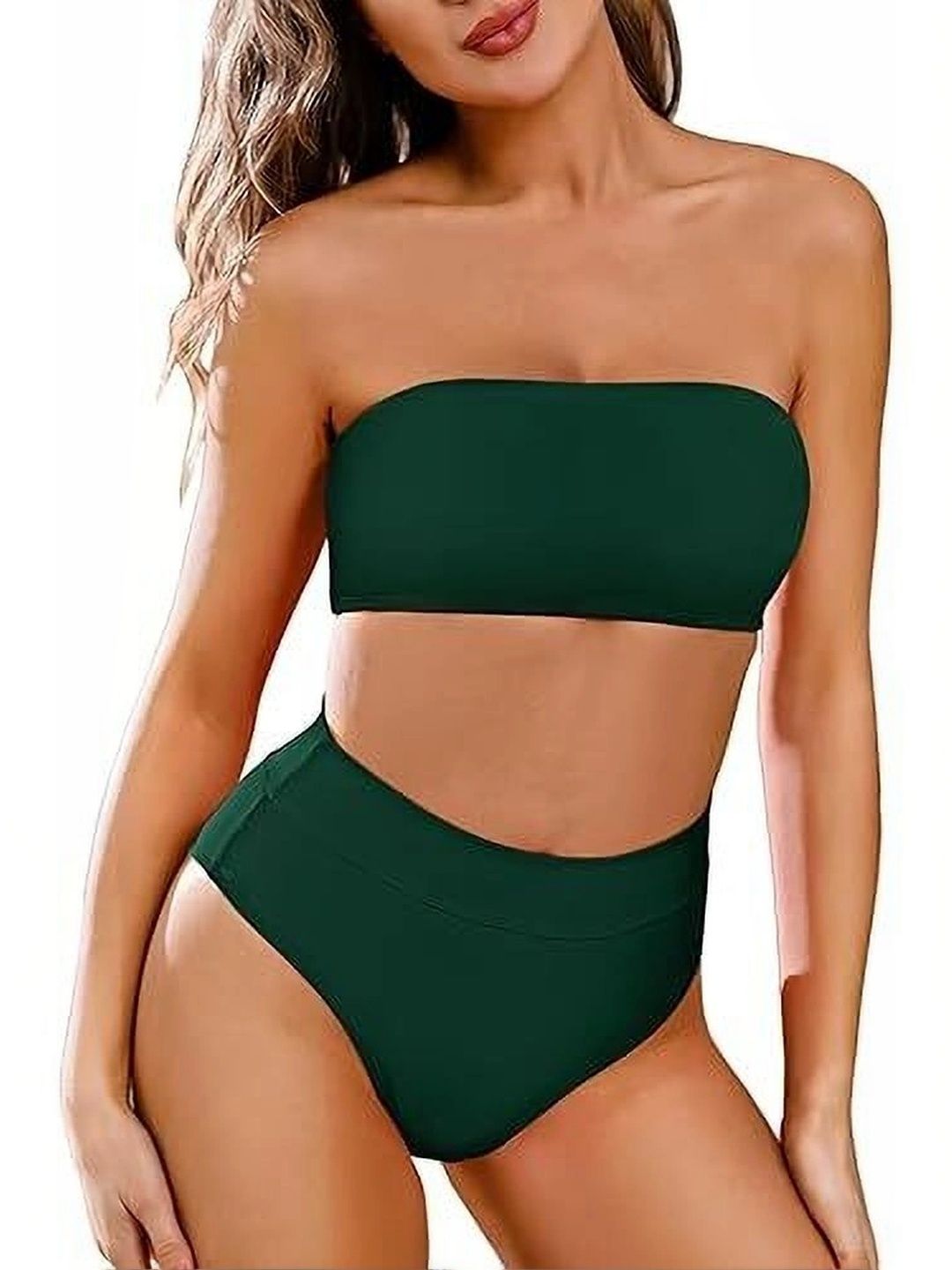 VM Collections Strapless Stretchable Swim Bikini Set-image-48