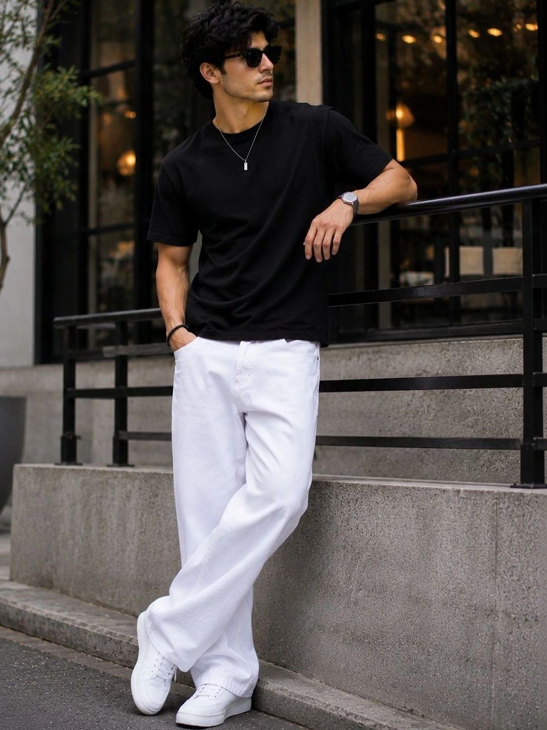 DENIM LIFE Men Classic Straight Fit Mid-Rise Stretchable Jeans-picture-36
