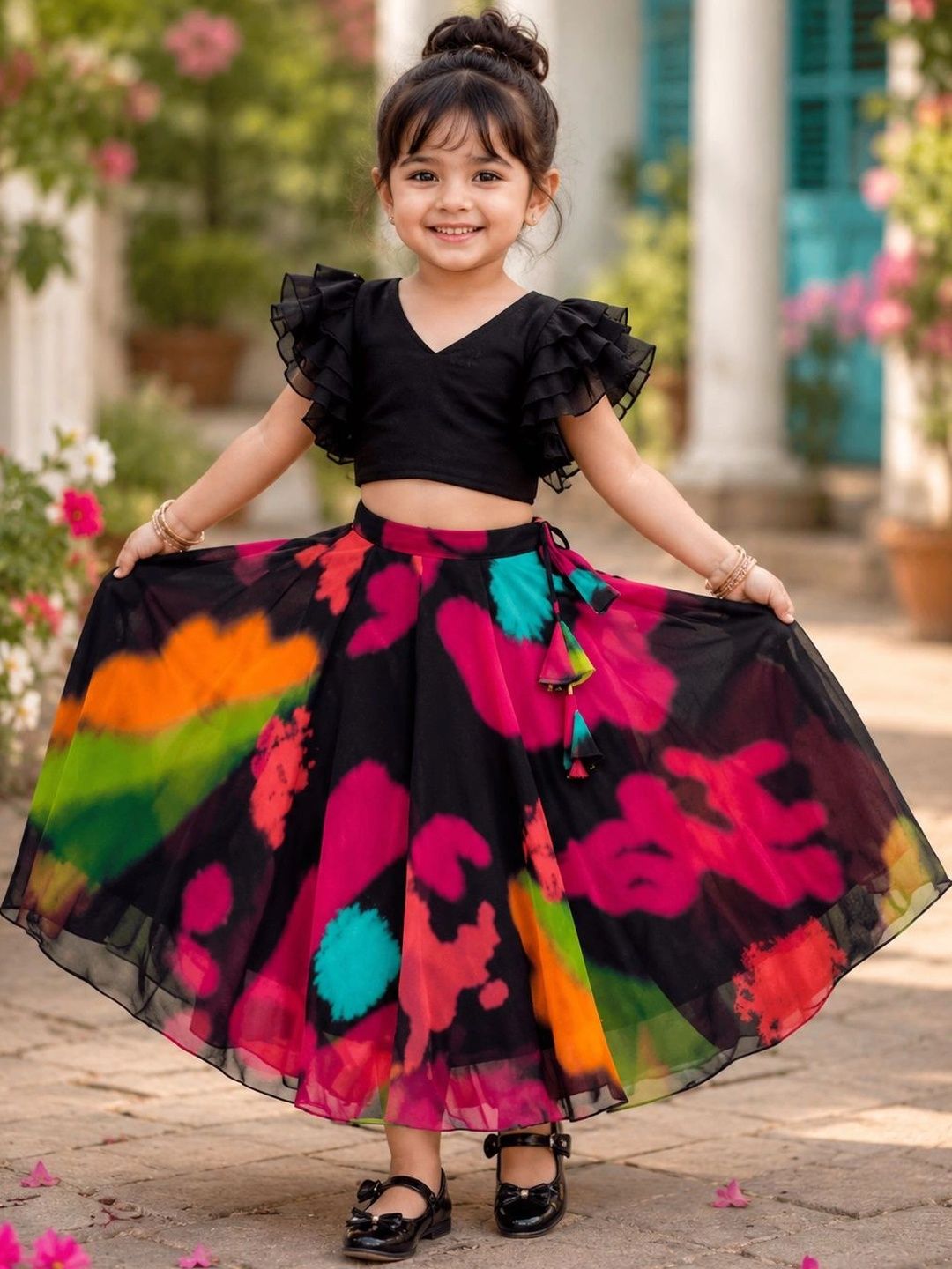 DRISHIV ENTERPRISE Girls Ready to Wear Lehenga &-picture-24