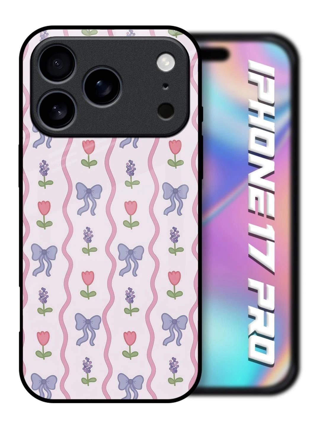 QRIOH Floral Printed iPhone 17 Pro Back Case Mobile Accessories-picture-26