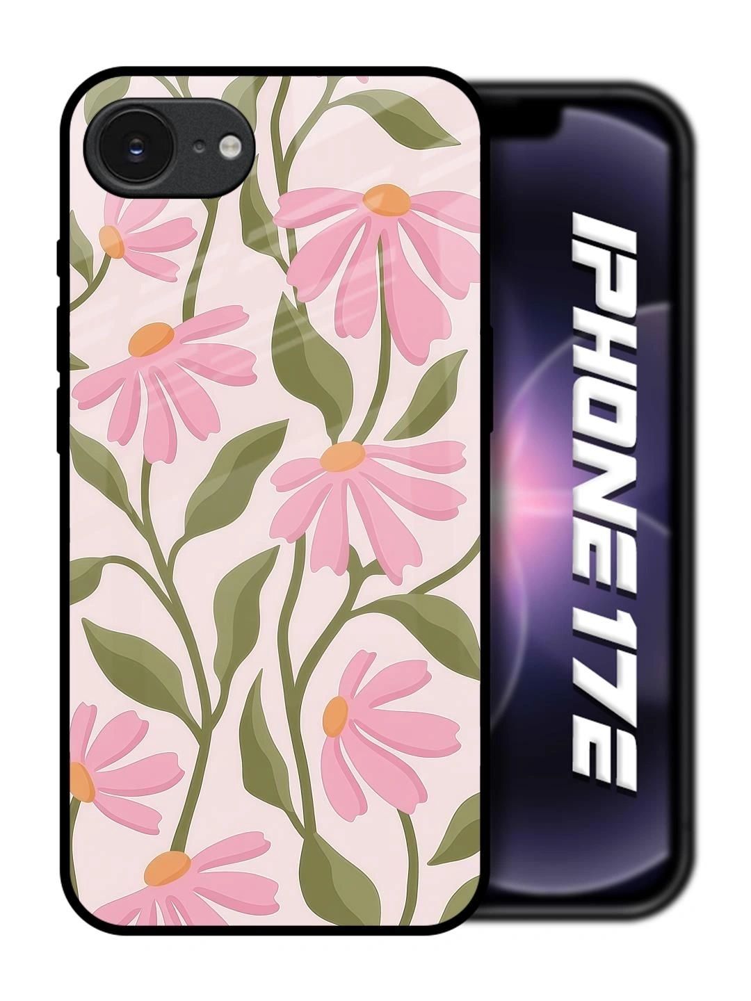 QRIOH Floral Printed Apple iPhone 17e Back Case Mobile Accessories-picture-55