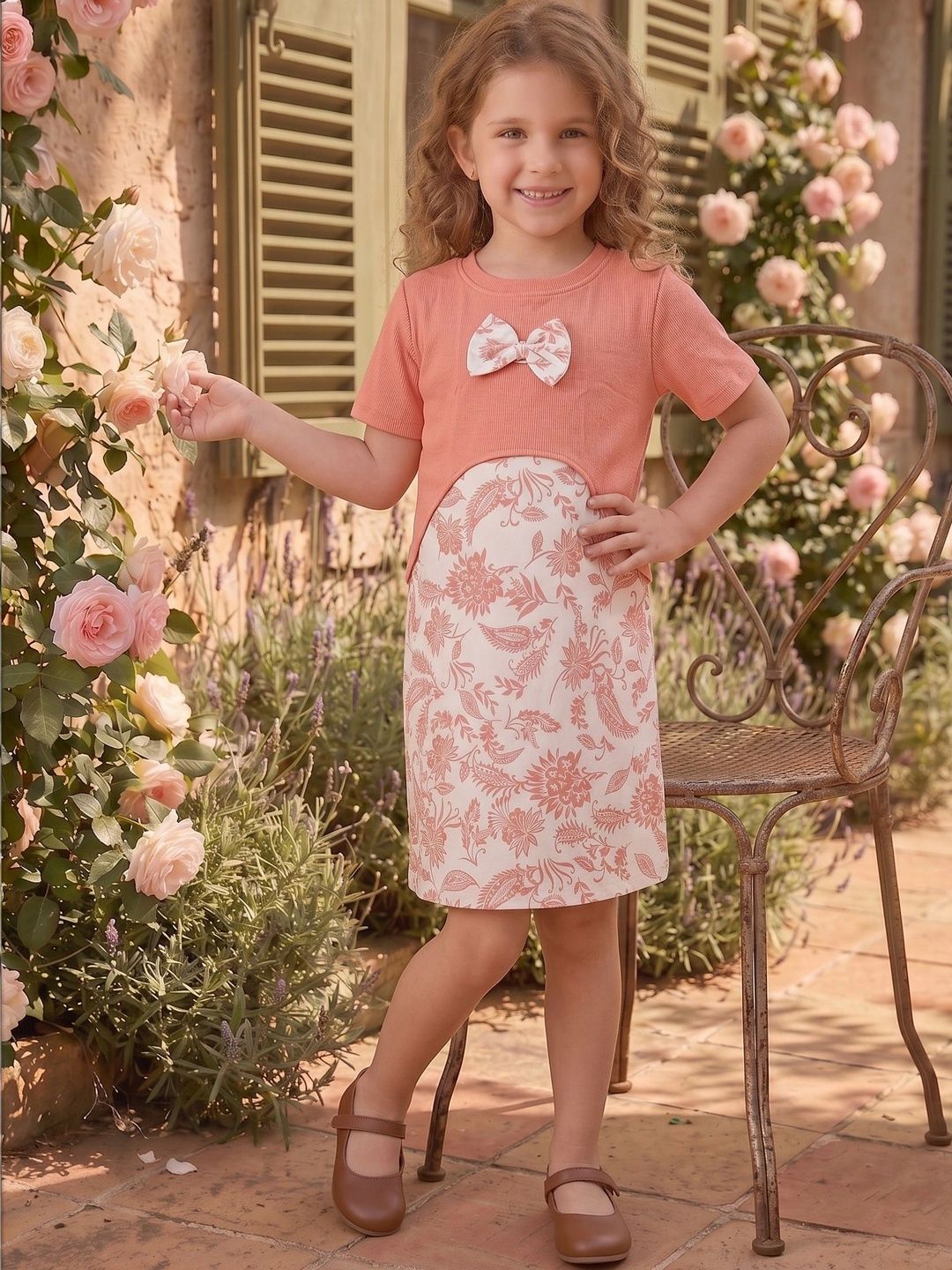 YK Floral Print A-Line Dress-picture-34