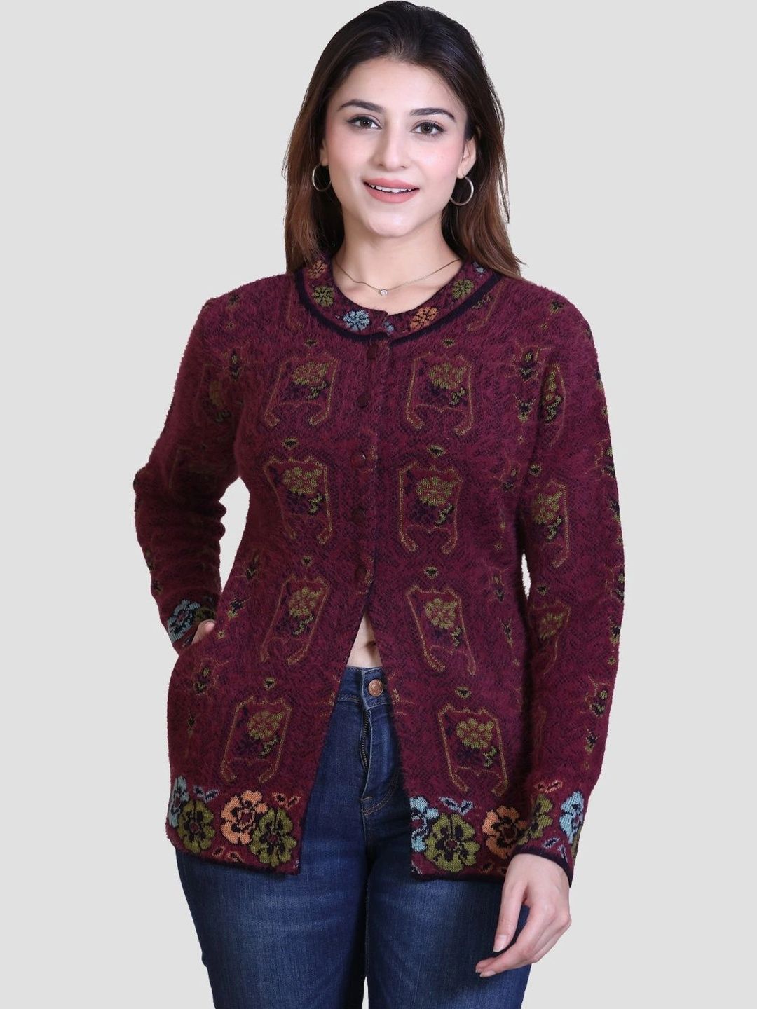 aarbee Women Floral Printed Cardigan-picture-27