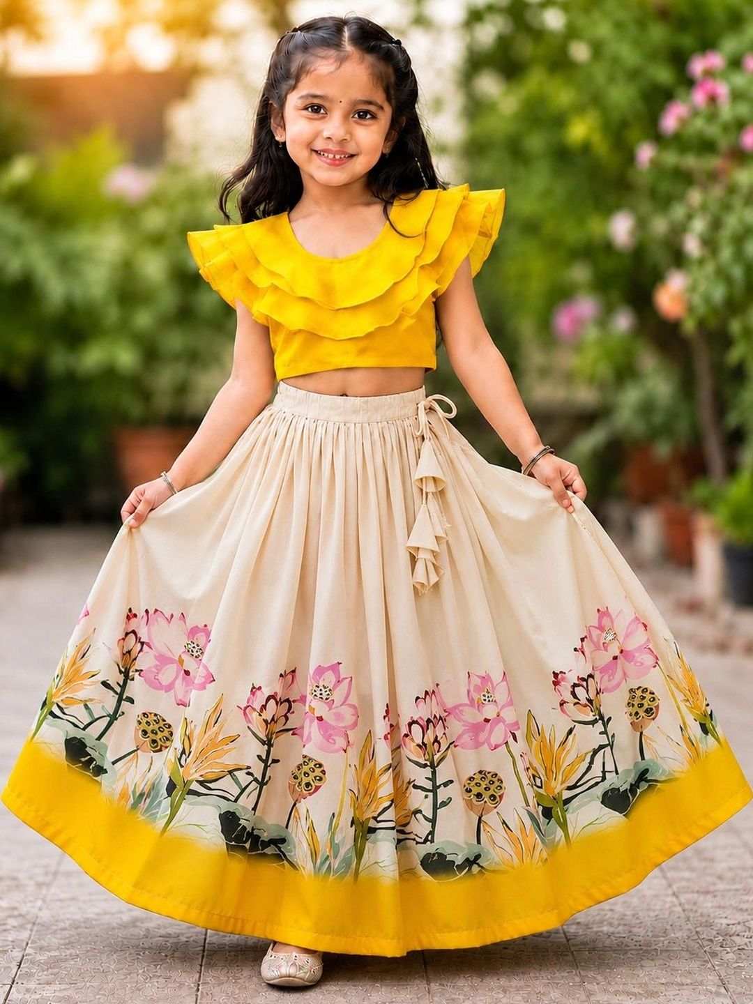 DRISHIV ENTERPRISE Girls Ready to Wear Lehenga &-picture-57