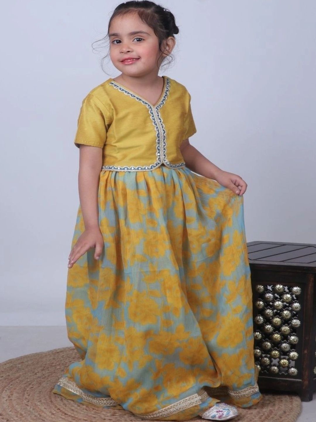 Littleblessings Girls Ready to Wear Lehenga & Blouse With Dupatta-picture-42