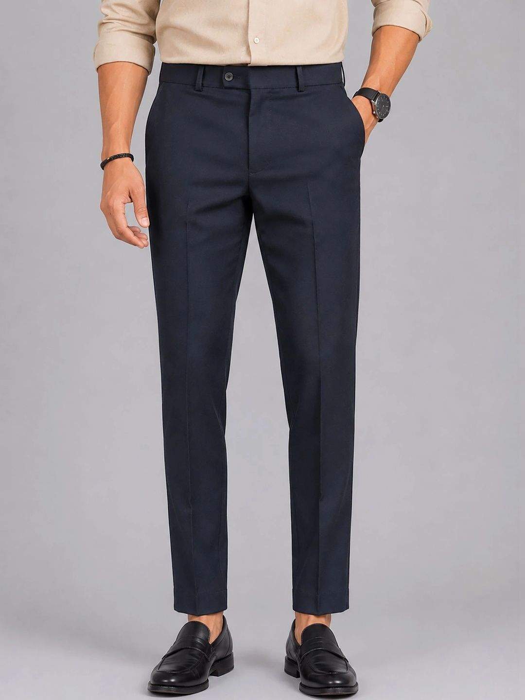 U.S. PITCHERS Men Original Slim Fit Trousers-picture-14