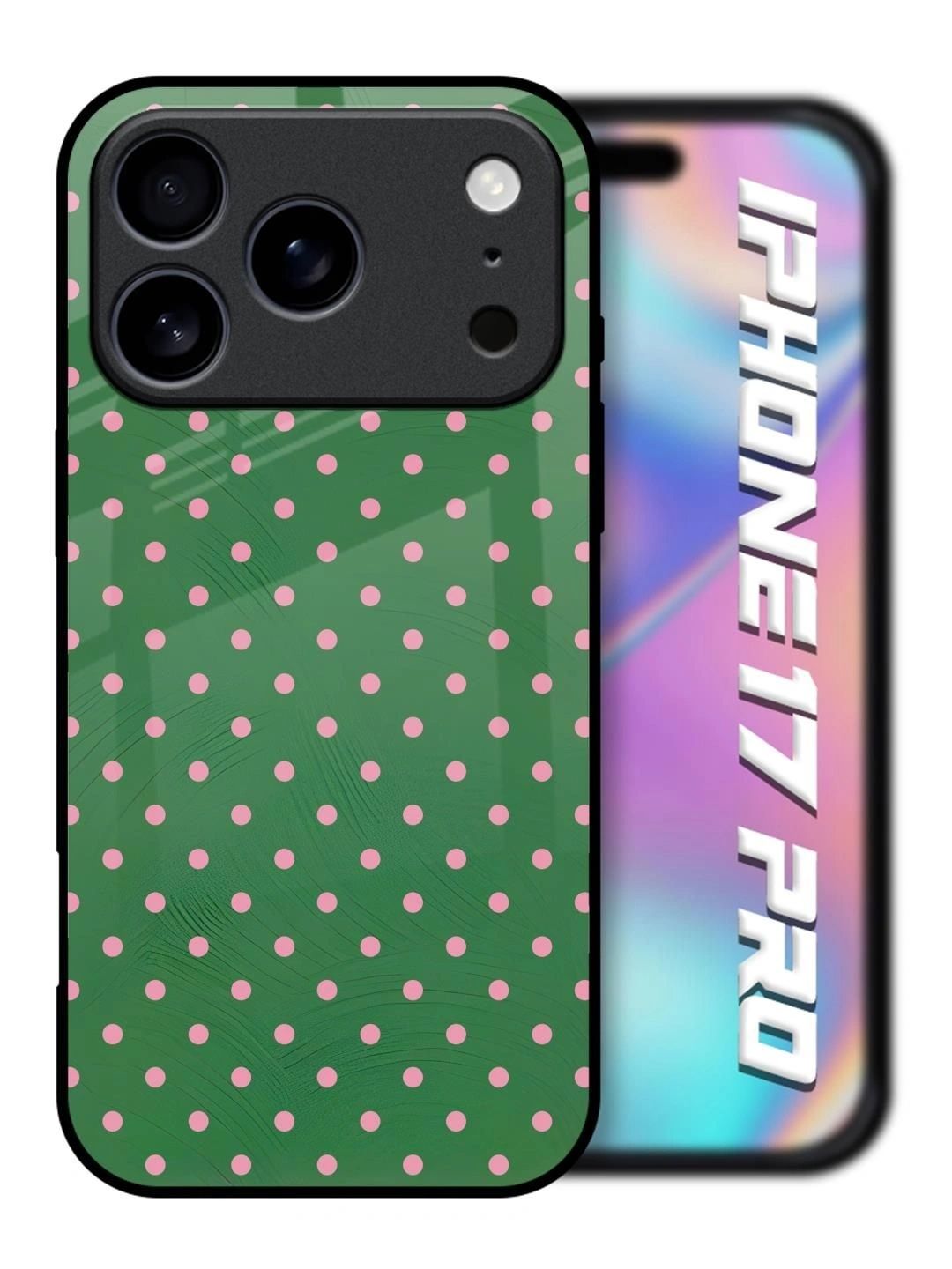 QRIOH Geometric Printed iPhone 17 Pro Back Case Mobile Accessories-picture-53