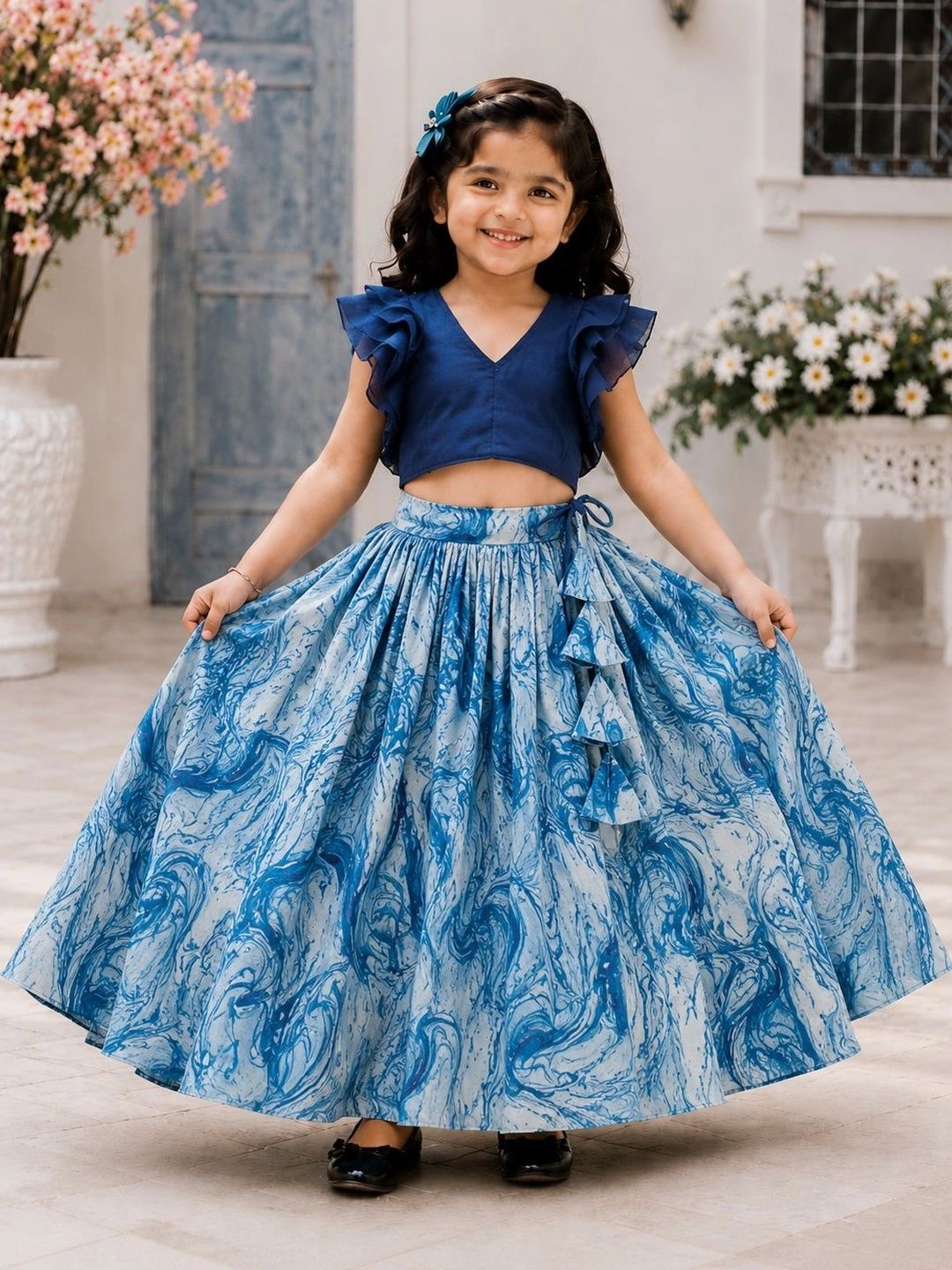 DRISHIV ENTERPRISE Girls Ready to Wear Lehenga &-picture-15