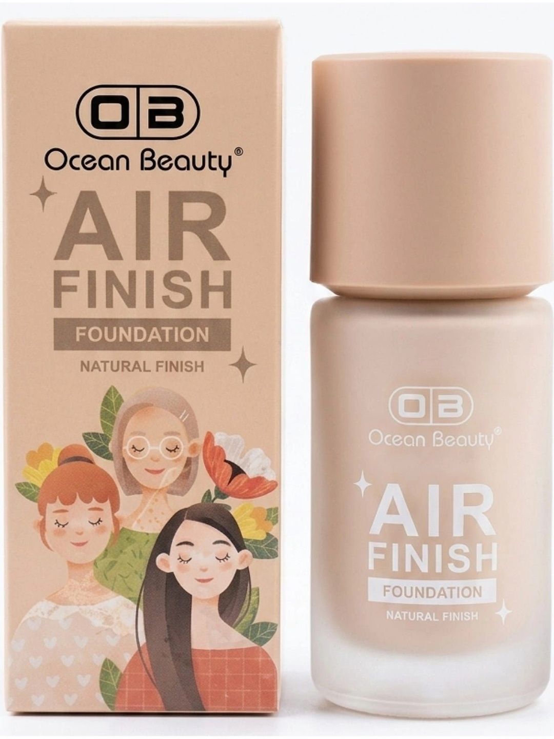 OB Ocean Beauty Waterproof HD Base Liquid Foundation - 40 ml - 101-picture-11