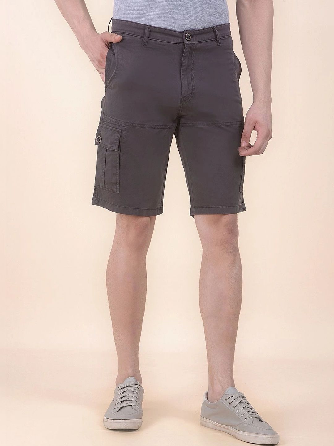Cantabil Men Cargo Shorts-picture-33