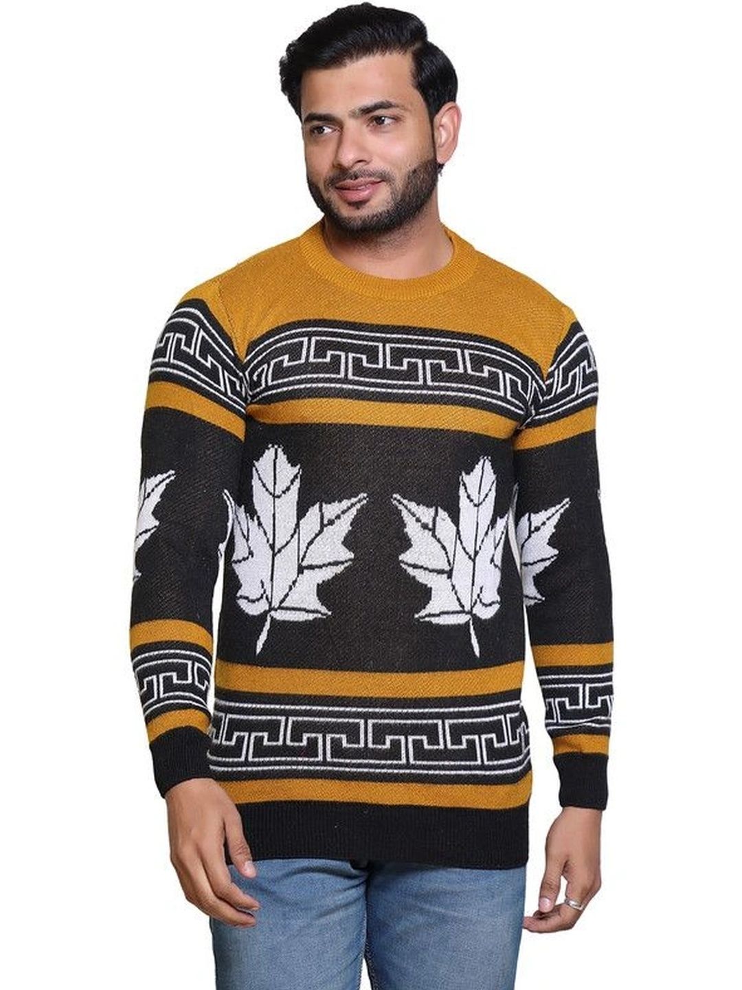 Grand Line Men Printed Pullover-image-33