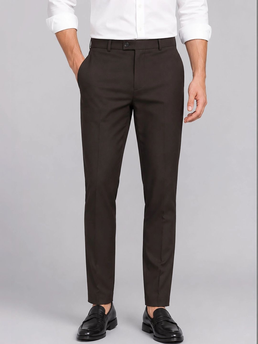 U.S. PITCHERS Men Original Slim Fit Trousers-picture-18