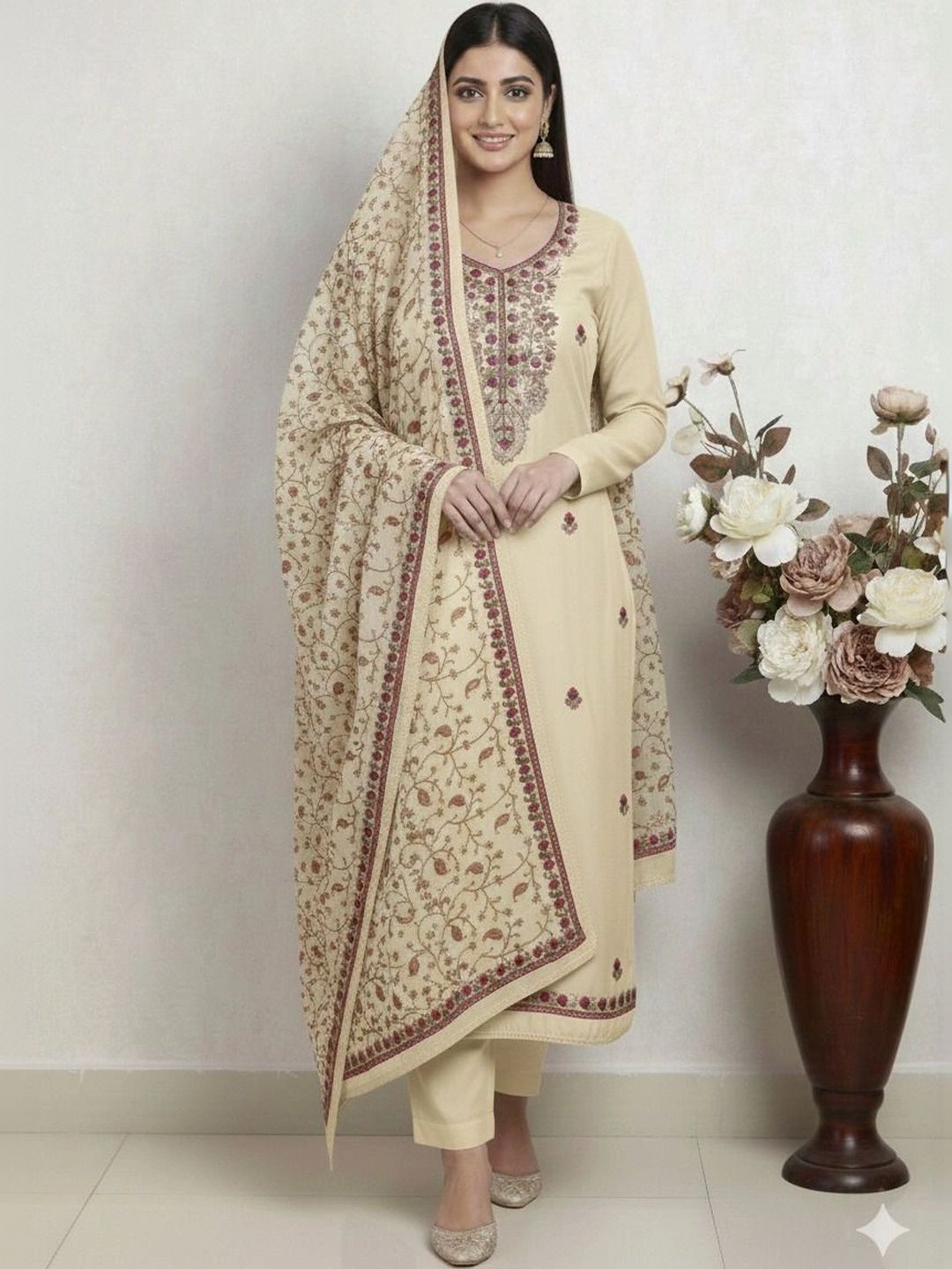 MANVAA Embroidered Unstitched Dress Material-picture-36