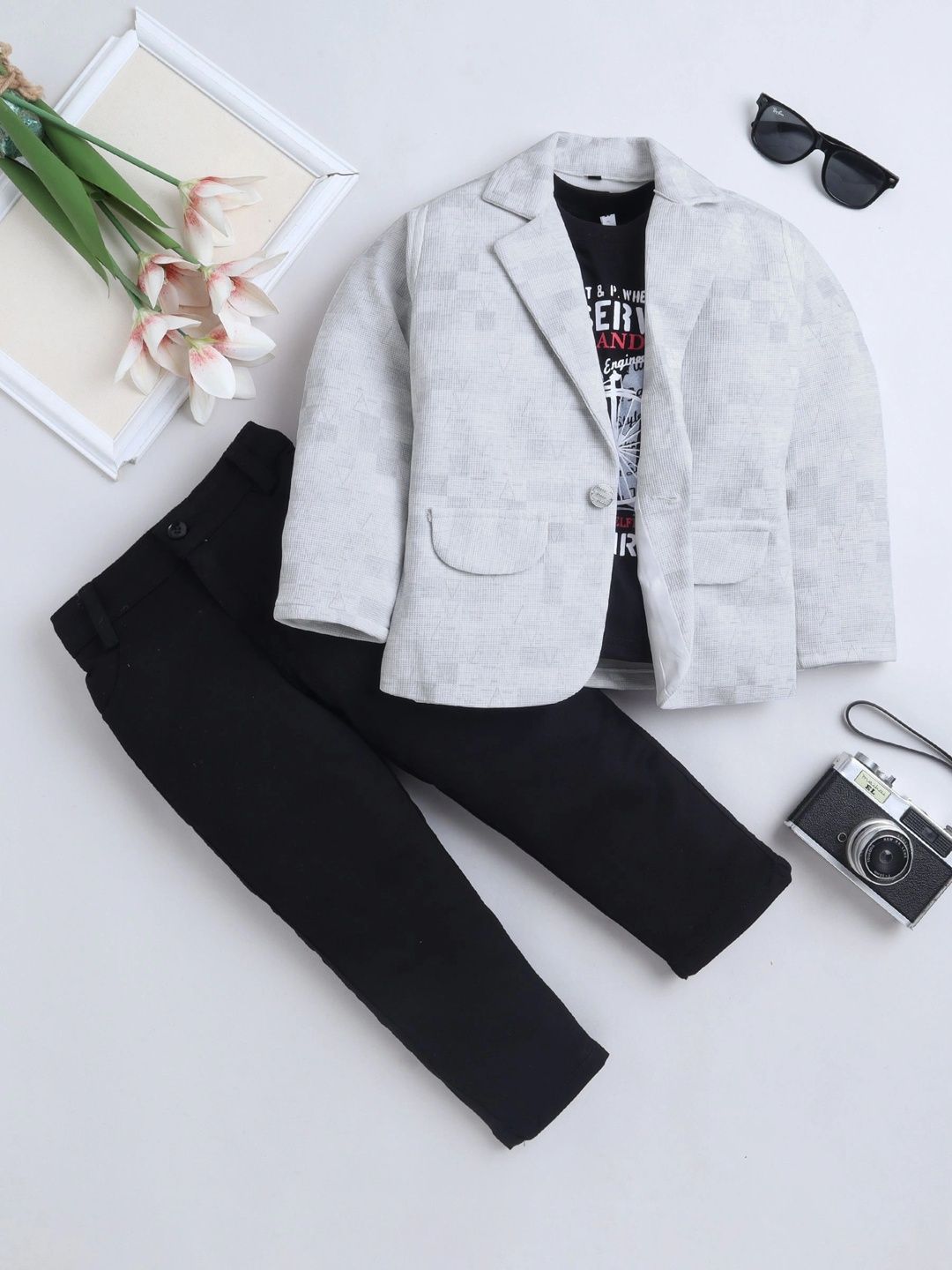 Miss & Chief Boys Notched Lapel Single-Breasted Three-Piece Suit-picture-31