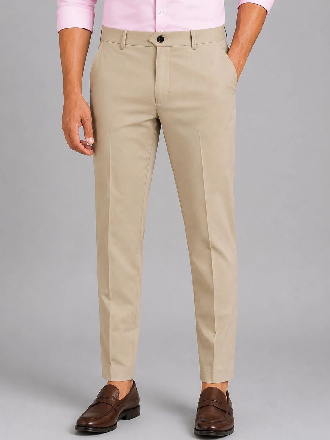 U.S. PITCHERS Men Original Slim Fit Trousers-picture-15
