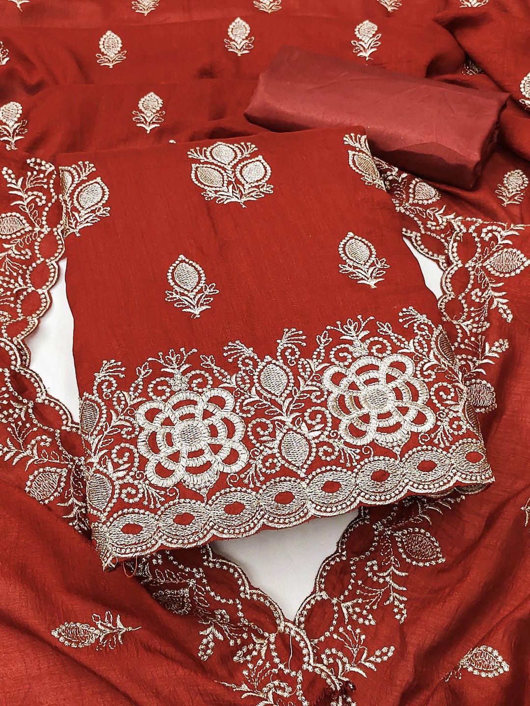 MANVAA Embroidered Unstitched Dress Material-picture-19