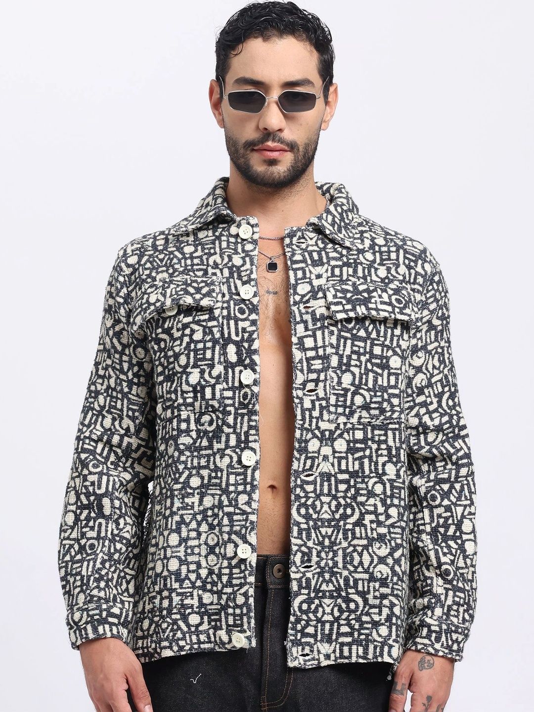 AURGE Men Open Front Jacket-picture-52