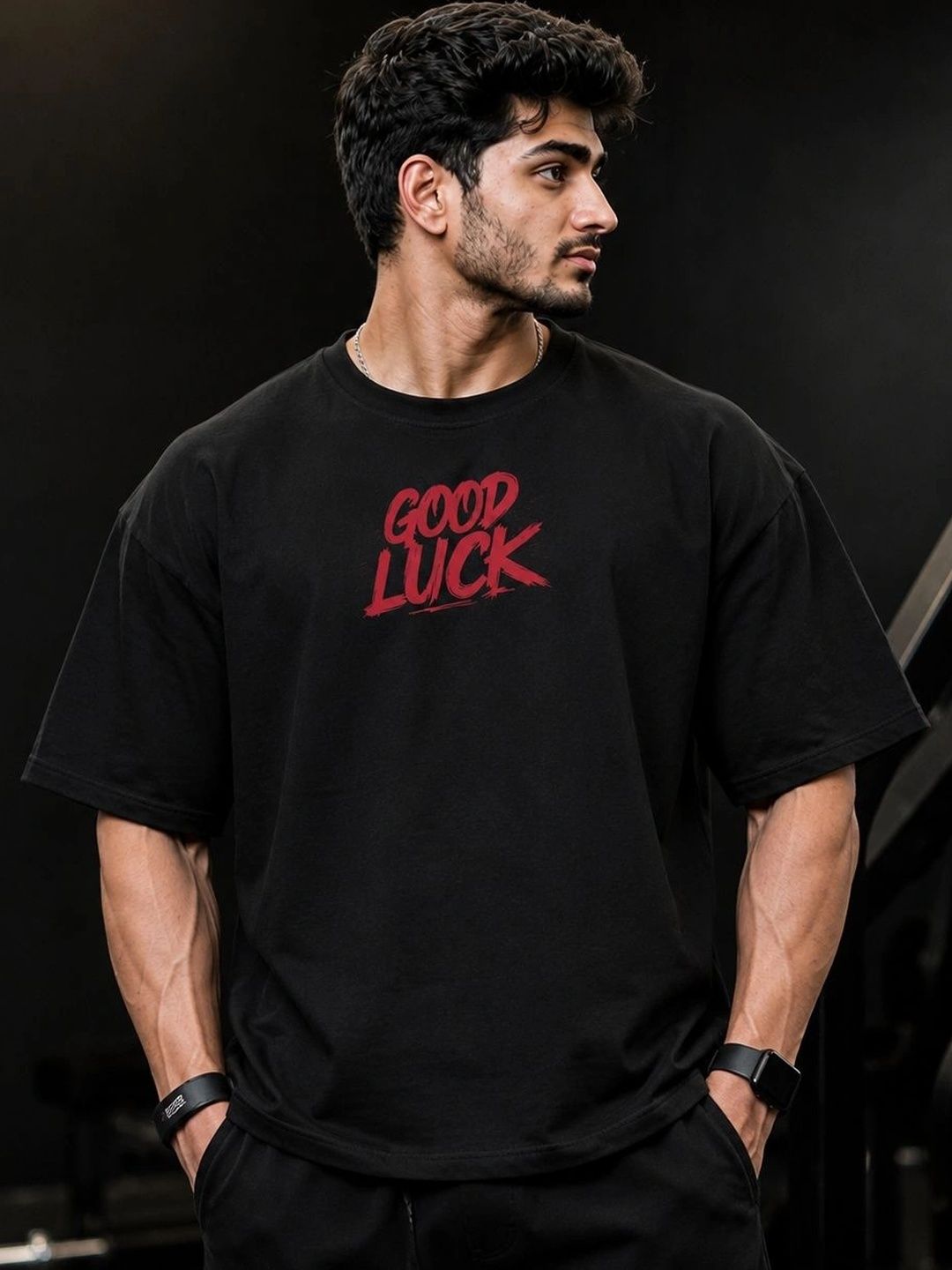 KVLTVR Men Typography Printed T-shirt-image-23