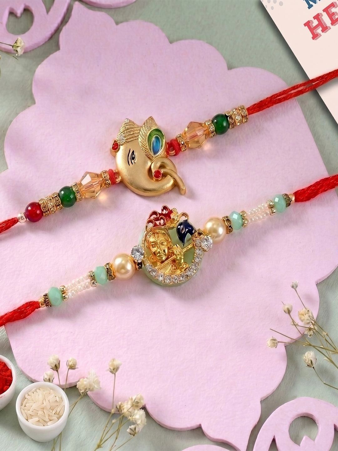 ascension Ascensio Rakhi With Roli Tilak & Fridge Magnet-picture-27