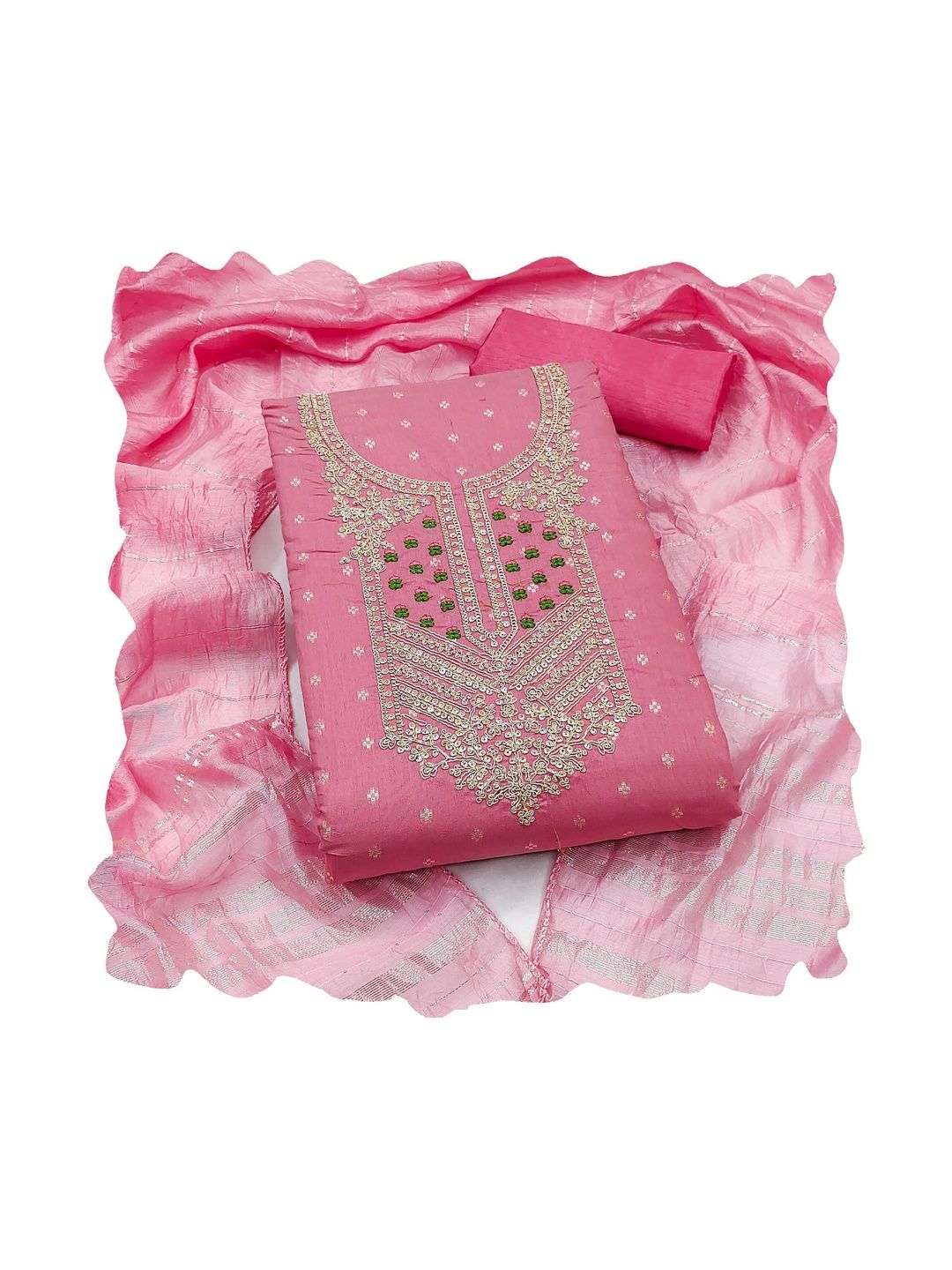 Maroosh Silk Georgette Unstitched Dress Material-picture-22
