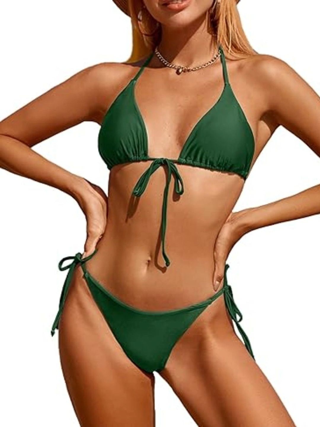 Origin pvt LTD Halter Neck Swim Bikini Set-picture-14