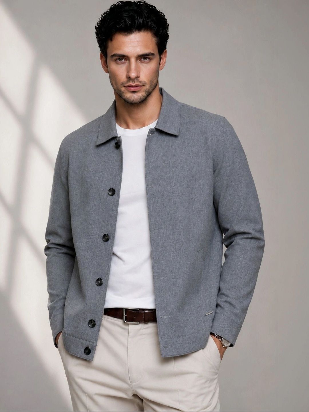 ONEMILE Men Lightweight Open Front Jacket-picture-50