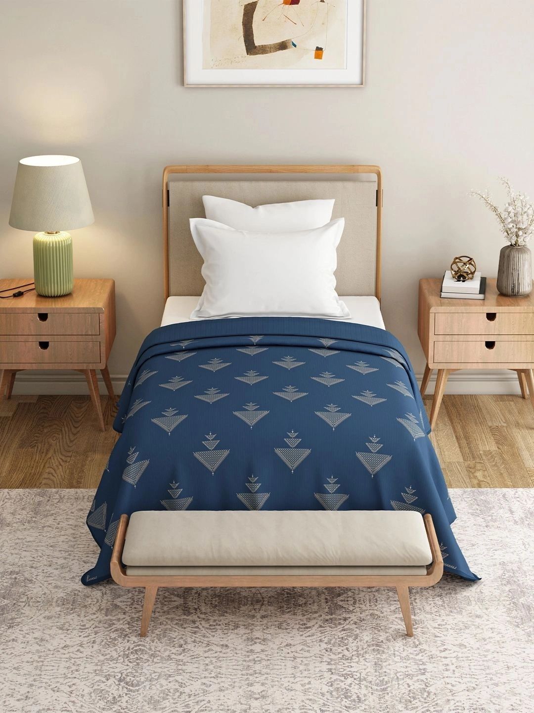 MYTRIDENT Multicoloured Geometric AC Room Dohar-image-49