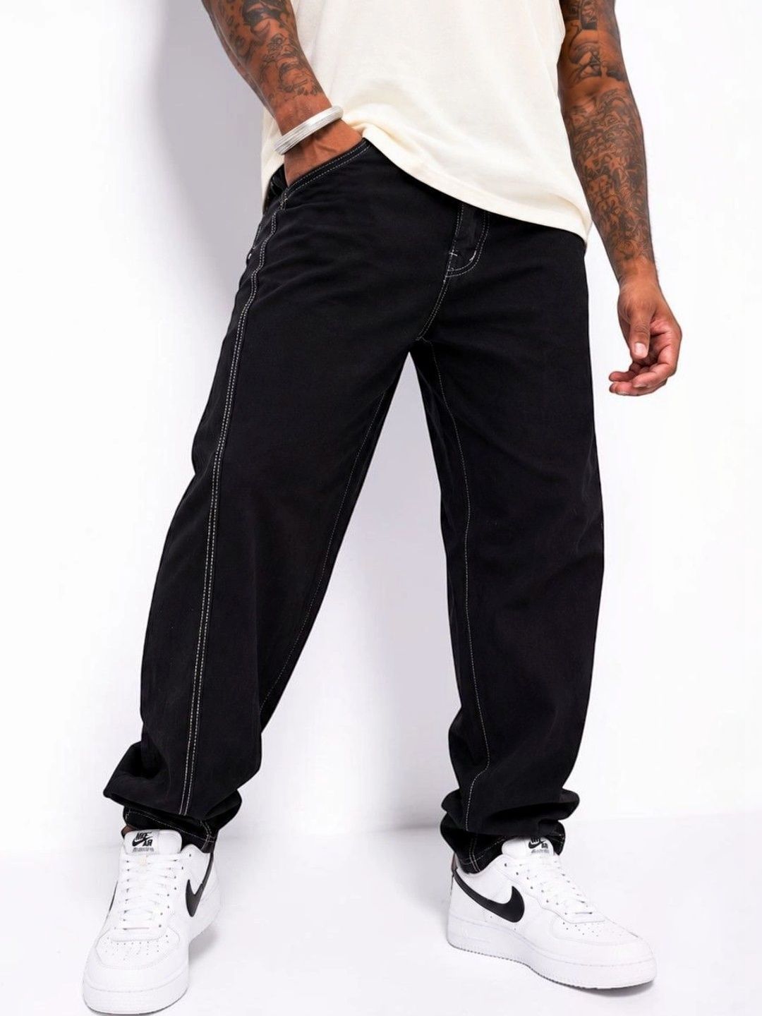 styzon Men Comfort Mid-Rise Jeans-picture-6
