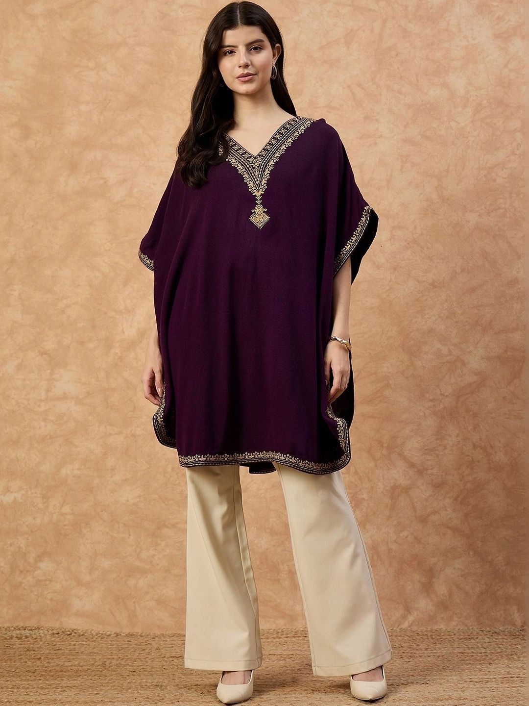 CLAPTON Women Ethnic Embroidered Ethnic Shrug-image-20