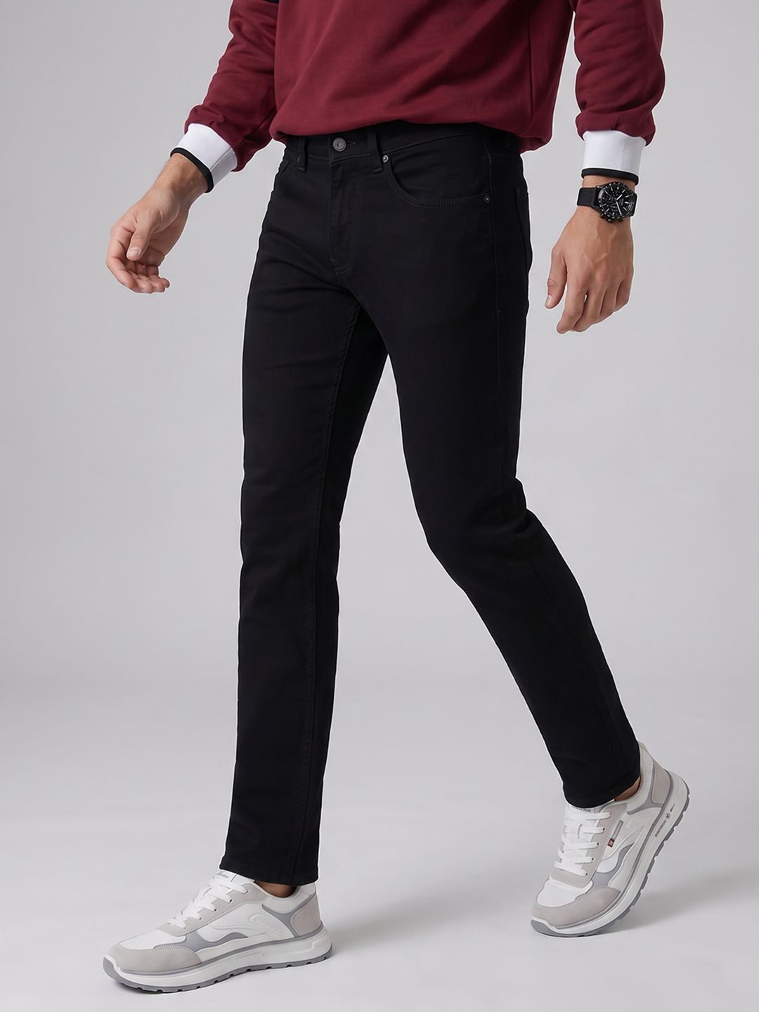 SPYKAR Men Slim Fit Stretchable Jeans-image-6