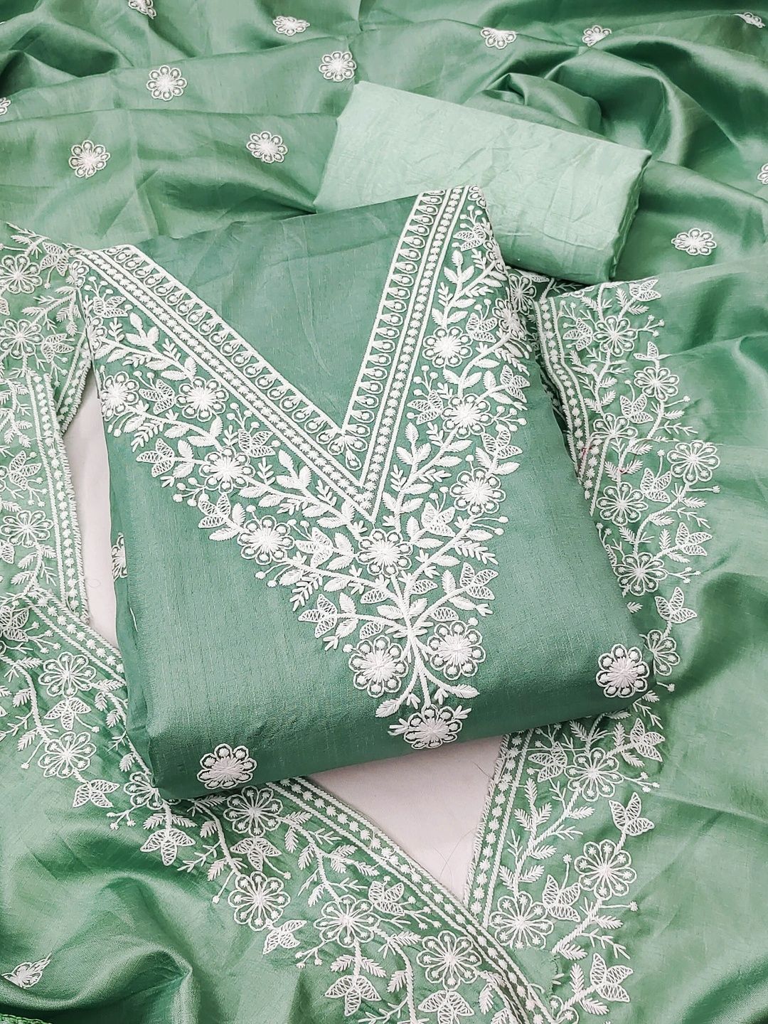 MANVAA Embroidered Unstitched Dress Material-picture-18