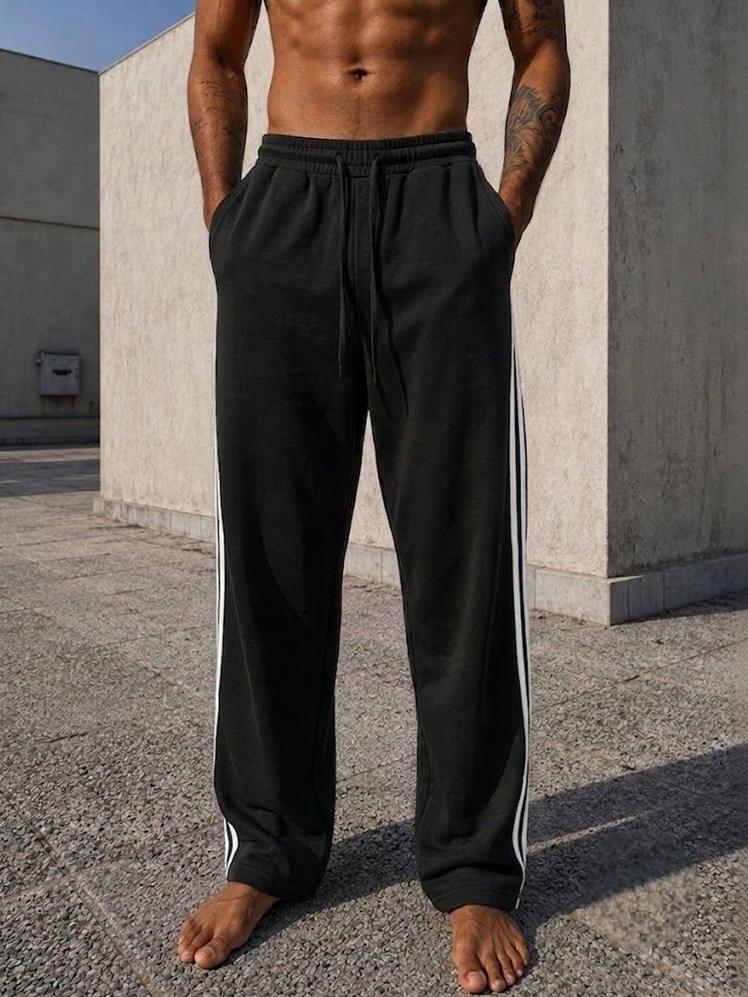 dockstreet Men Relaxed Fit Training Track Pants-picture-28