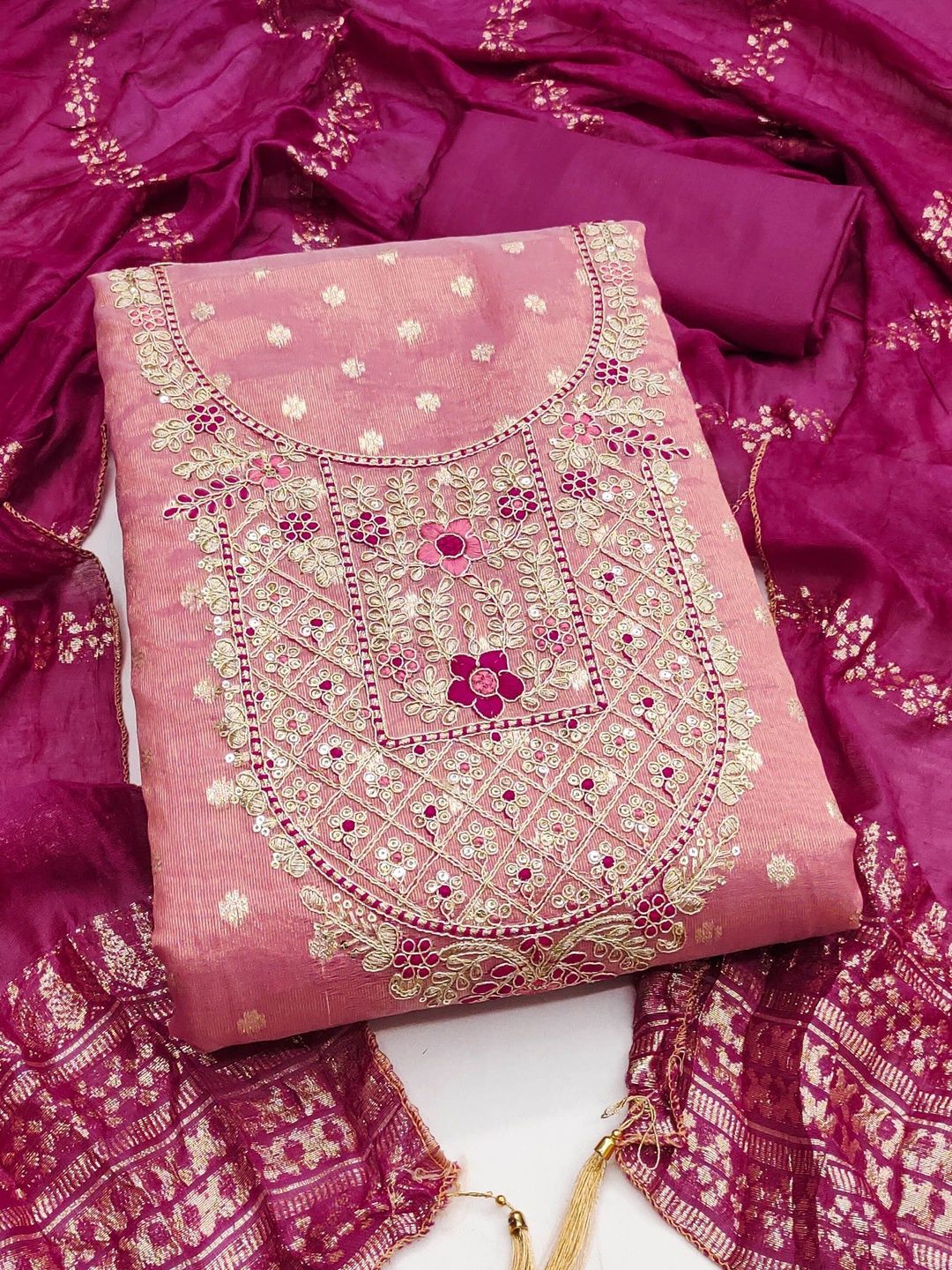 KALINI Unstitched Dress Material-picture-27