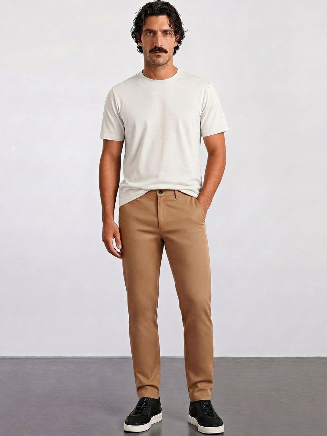 URBAN PERFORMANCE Men Slim Fit Trousers-picture-16