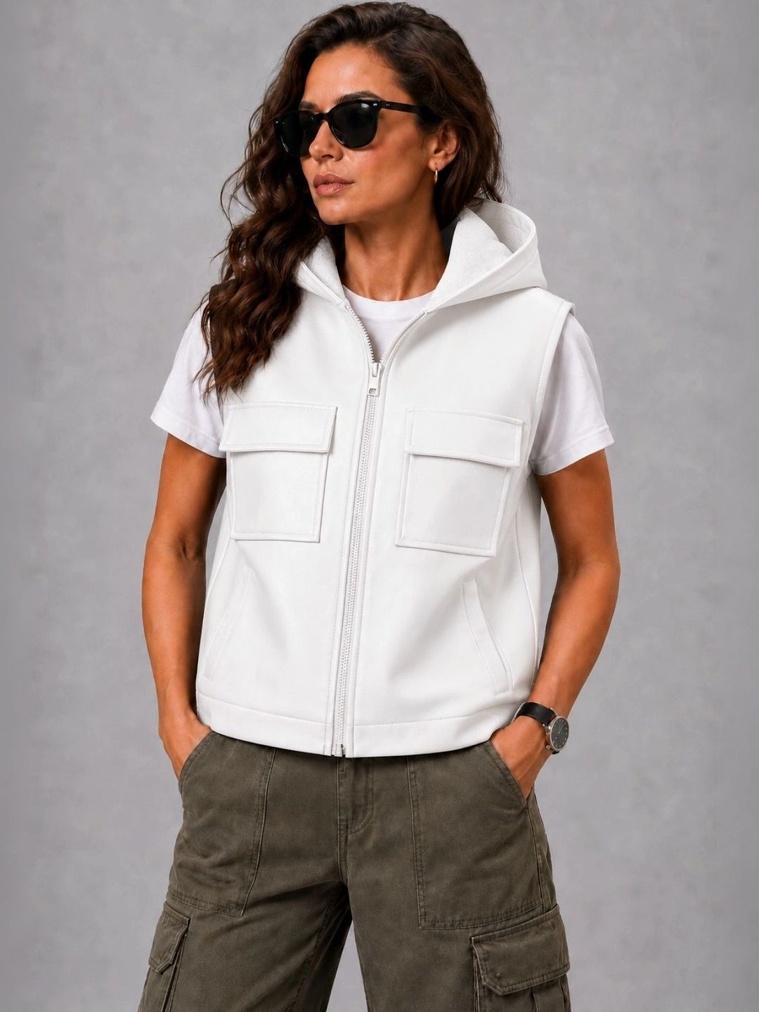 Raxedo Women Leather Lightweight Training or Gym Jacket-picture-23