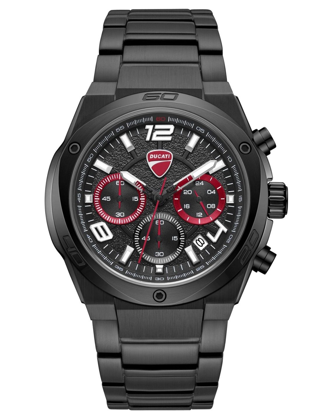 Ducati Men Dial & Stainless Steel Bracelet Style Straps Analogue Chronograph Watch DTWGI0002402W-picture-34