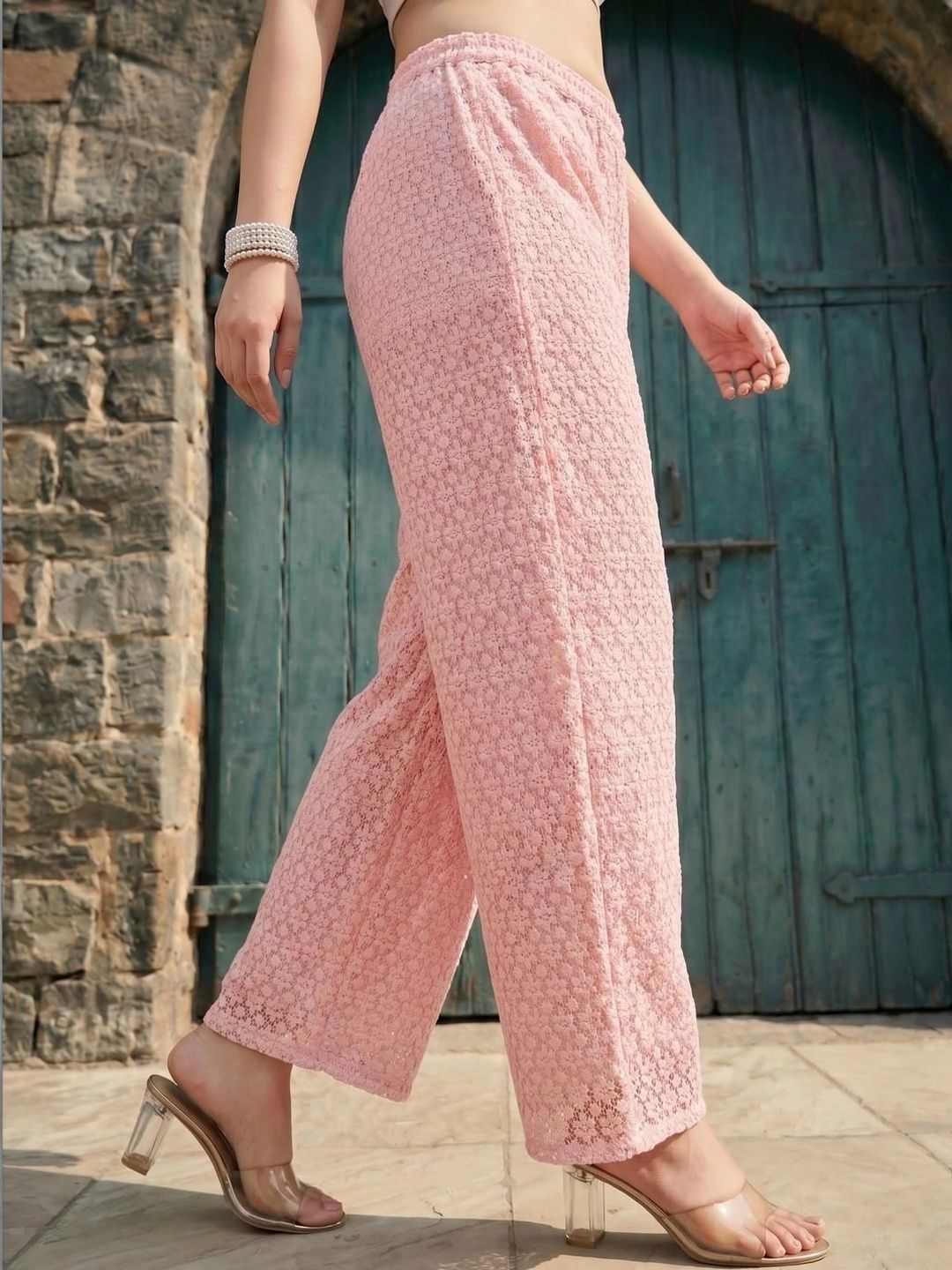 Ishin Women Knitted Ethnic Palazzos-picture-31