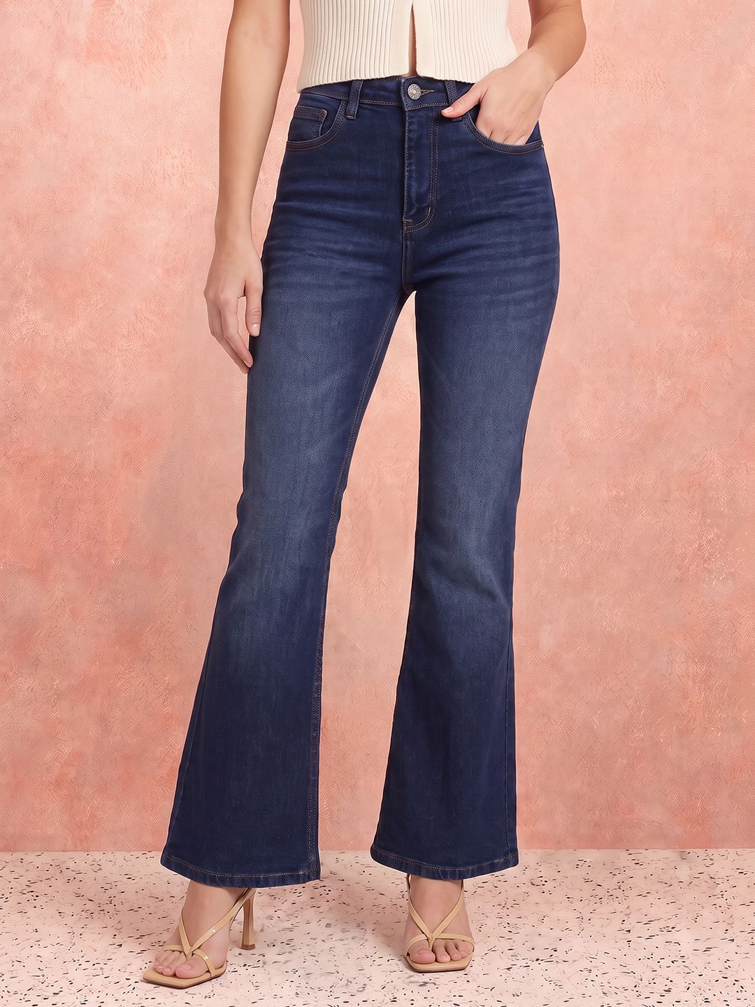 all about you Women Bootcut High-Rise Light Fade Stretchable Jeans-picture-15
