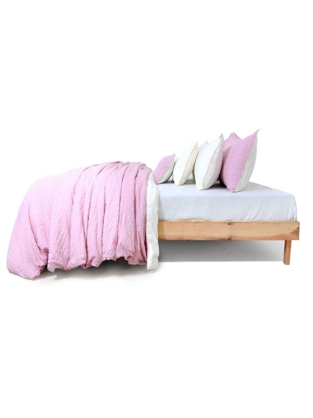 Zarf Pink & White Floral Cotton 9 Piece Single Superfine Bedding Set-picture-53