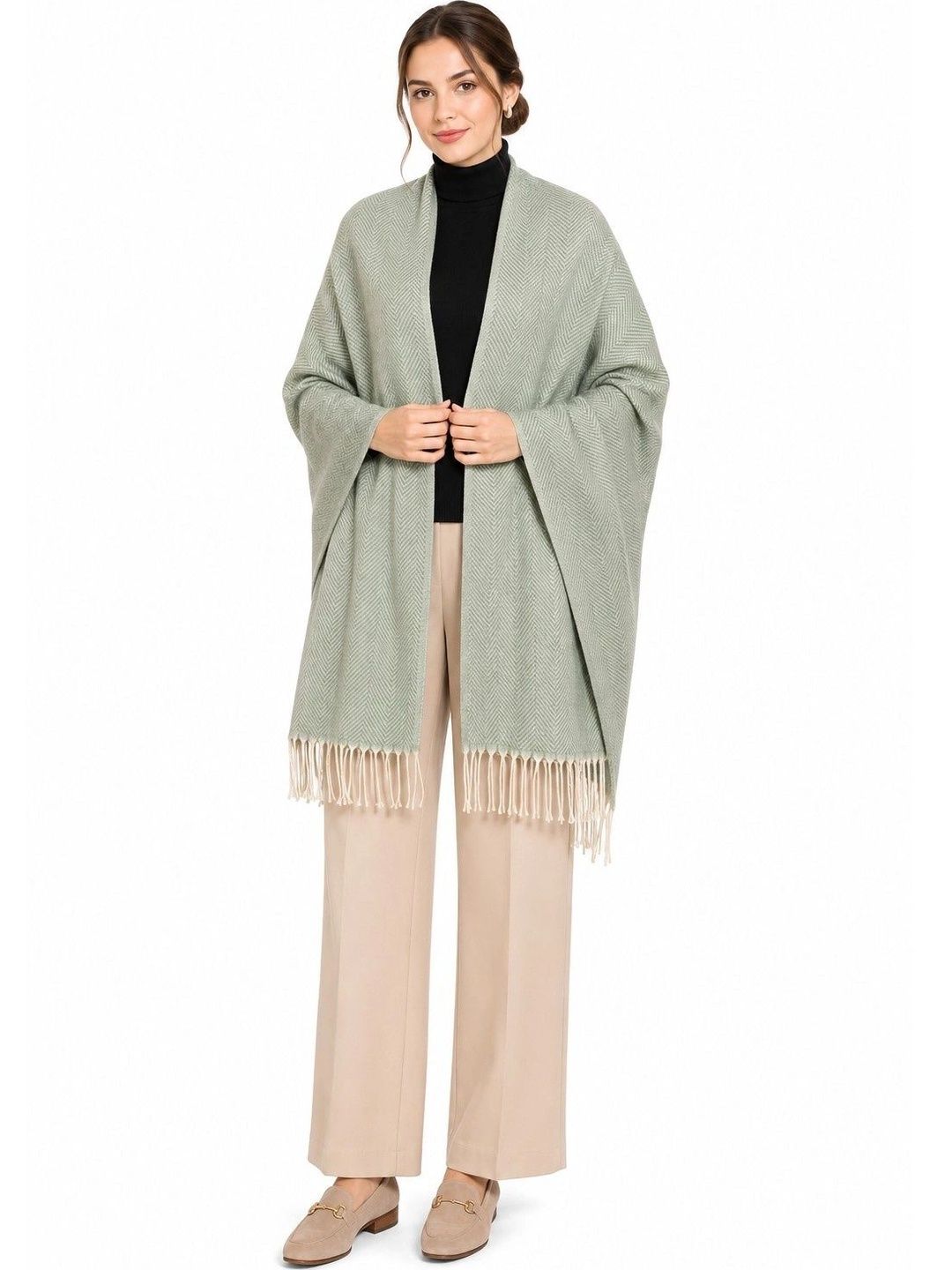 Life And Style Women Woven Design Shawl-picture-16