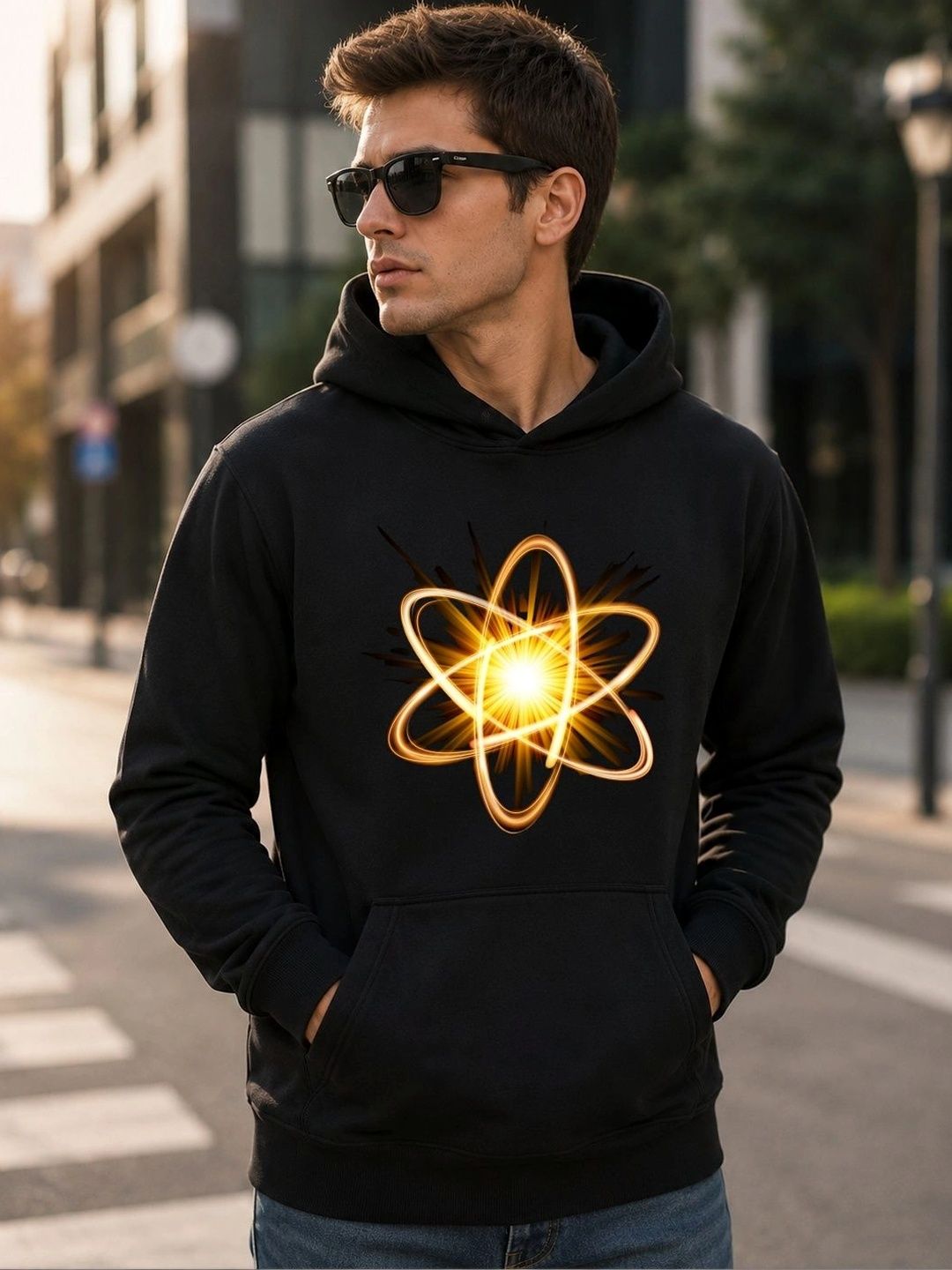 TRENDIFYTEEZ Men Printed Hooded Sweatshirt-picture-18