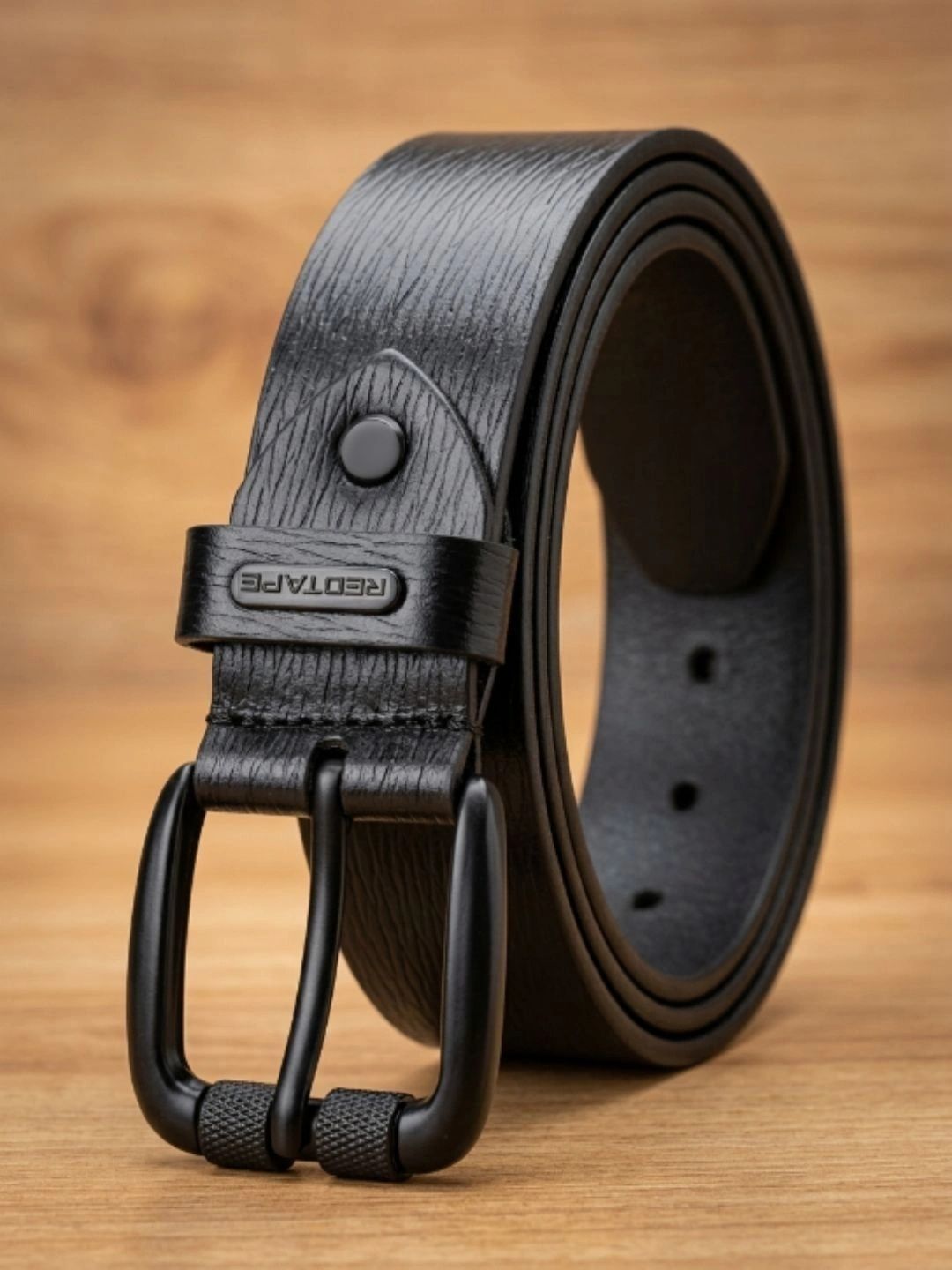 Red Tape Men Textured Leather Belt-picture-31