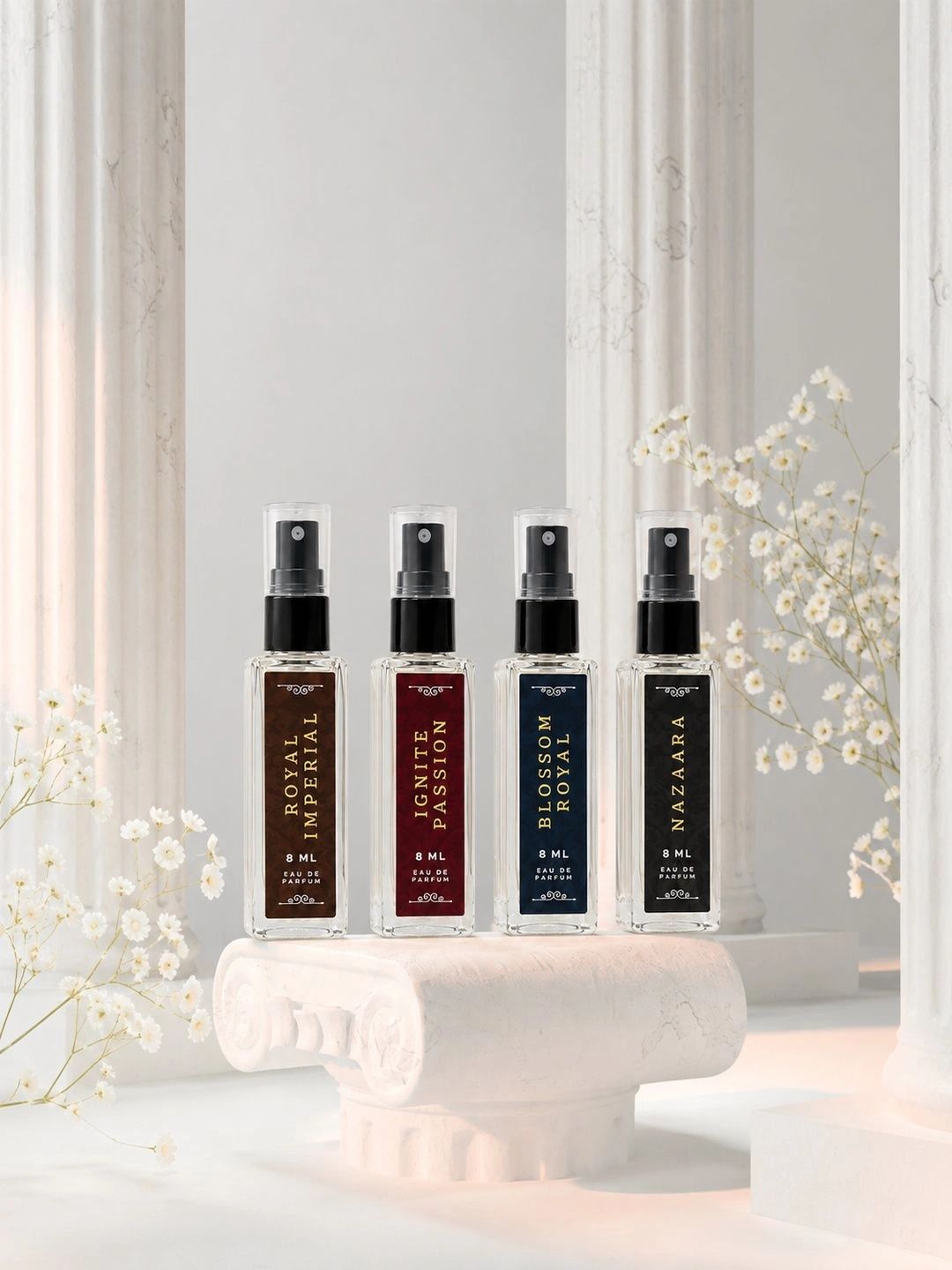 ATTENTIVE PERFUMES Set Of 4 Royal Imperial, Ignite Passion, Blossom Royal & Nazaara EDP-image-16