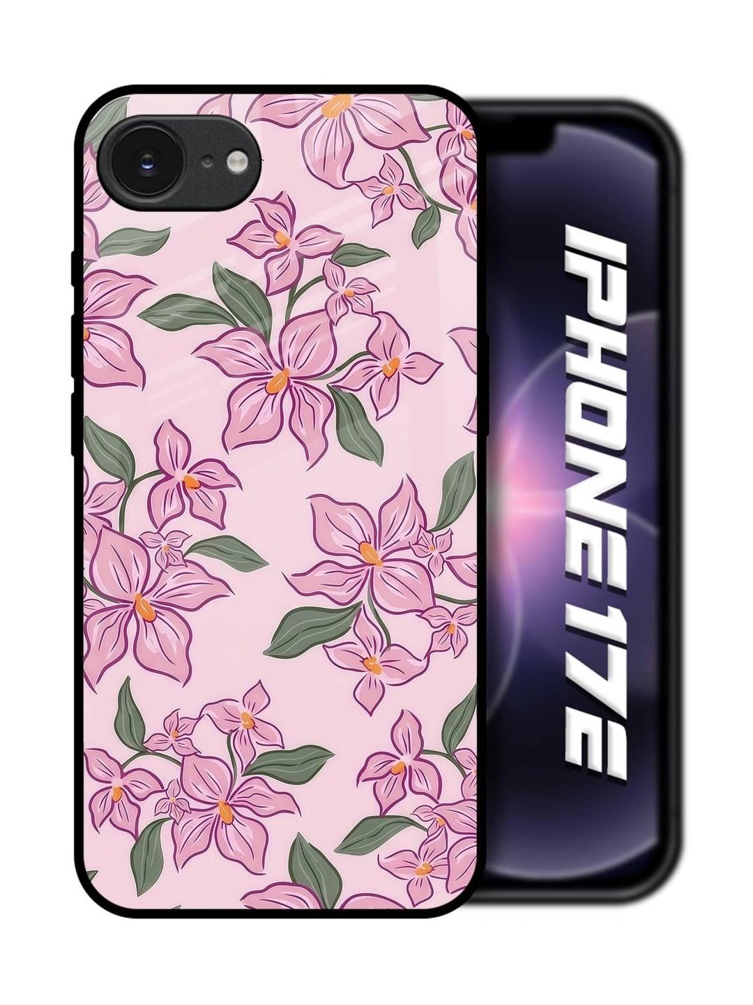 QRIOH Floral Printed Apple iPhone 17e Back Case Mobile Accessories-picture-54
