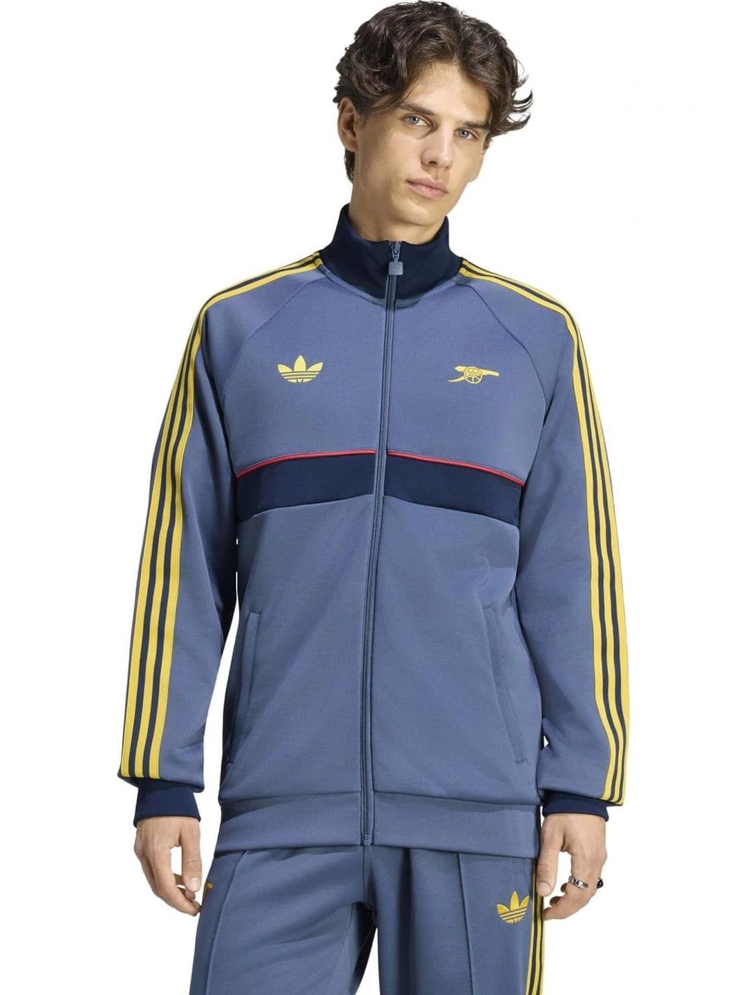 ADIDAS Originals Men Brand Logo Colourblocked Sporty Jacket-picture-52