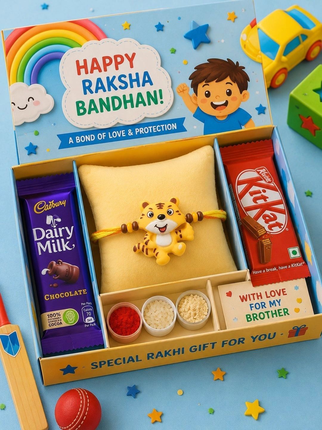 SUGARFRILL Kids Thread Rakhi-picture-16