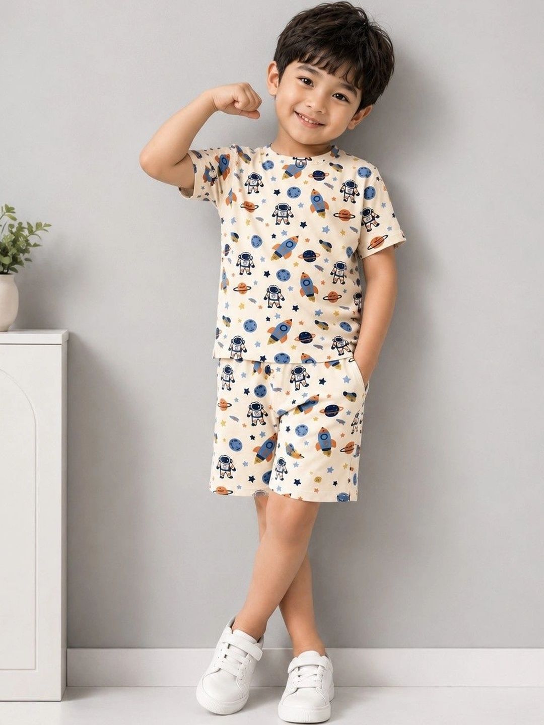Keenuu Boys Printed Night suit-picture-50