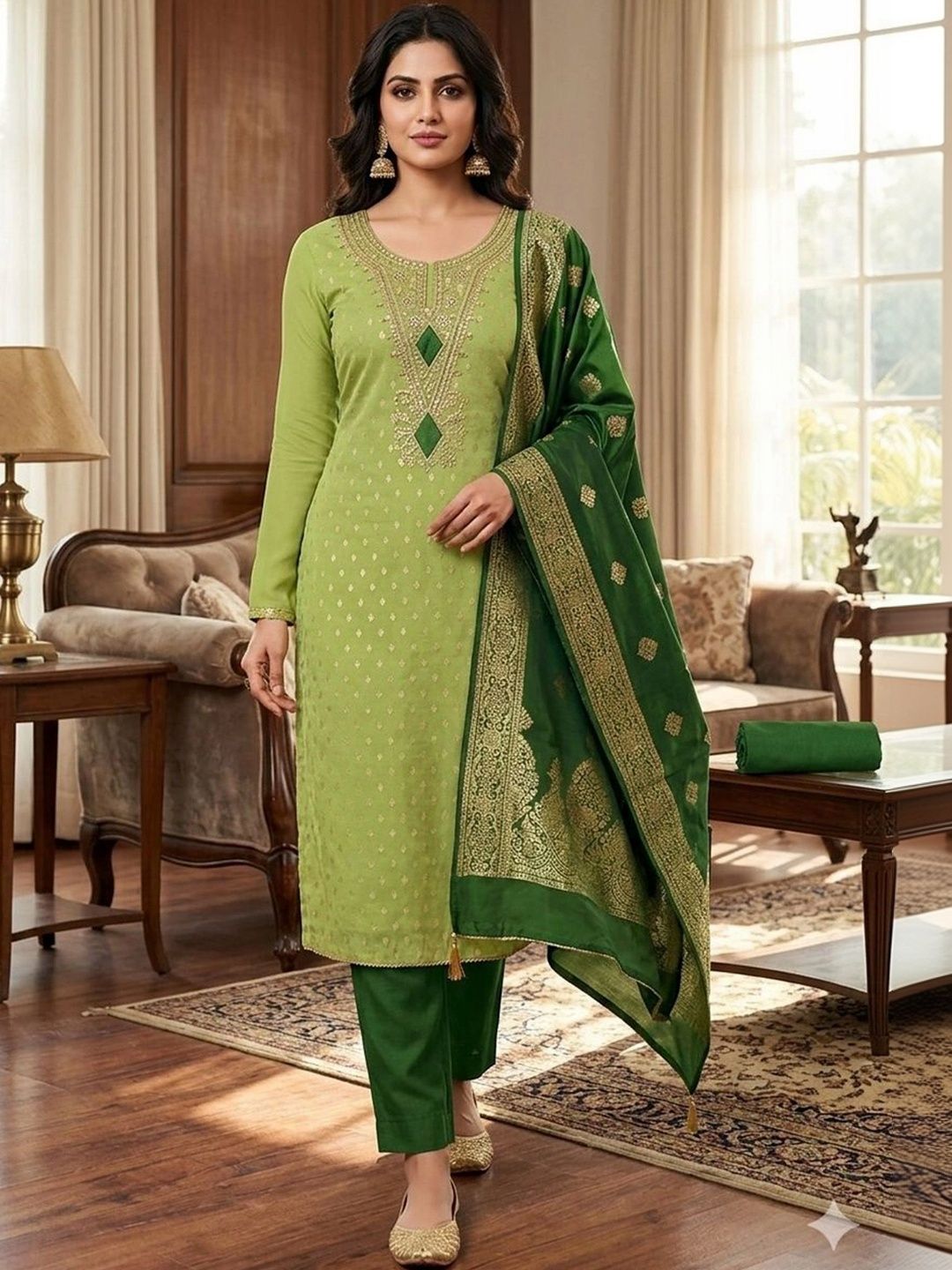 KALINI Unstitched Dress Material-picture-37