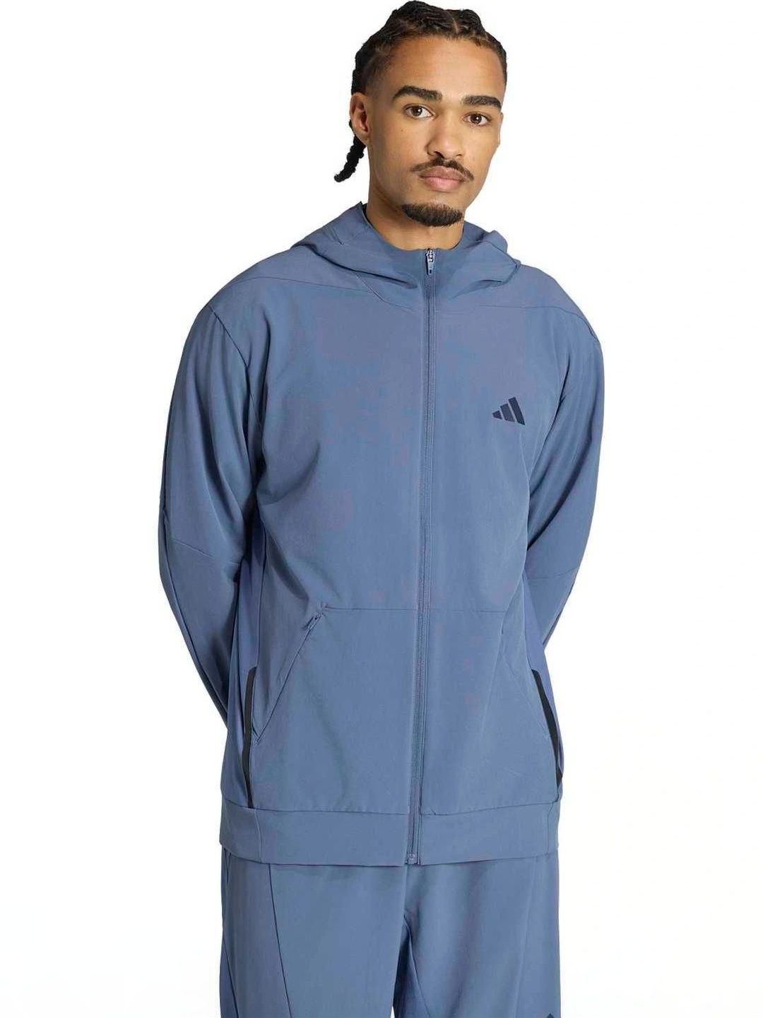ADIDAS Men Lightweight Training or Gym Sporty Jacket-picture-15